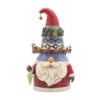 Enesco Jim Shore Gnome With Rotating Santa Sleigh Hat Figurine, 8.85" -Christmas Discount Store Jim Shore Holiday Gnome With Rotating Hat Figurine 6012955 01