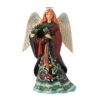 Enesco Jim Shore Holiday Manor Angel Figurine, 9.25" -Christmas Discount Store Jim Shore Holiday Manor Angel Wreath Figurine 6012886 01