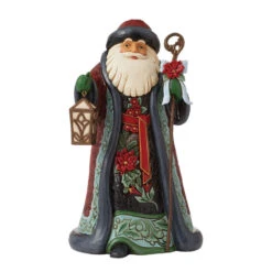 Enesco Jim Shore Holiday Manor Santa Figurine, 10.04"