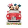 Enesco Jim Shore Disney Mickey And Minnie In Red Car Figurine, 5.2" -Christmas Discount Store Jim Shore Mickey and Minnie in Red Car Figurine 6010110 01