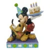 Enesco Jim Shore Mickey And Pluto Happy Birthday Pal Figurine, 6.2" -Christmas Discount Store Jim Shore Mickey and Pluto Birthday Figurine 6007058 01