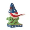 Enesco Jim Shore Patriotic Cardinal Figurine, 5" -Christmas Discount Store Jim Shore Patriotic Cardinal Figurine 6010560 01