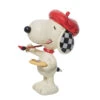 Enesco Jim Shore Peanuts Mini Snoopy Artist Figurine, 3.25" 1 Enesco Jim Shore Peanuts Mini Snoopy Artist Figurine, 3.25" -Christmas Discount Store Jim Shore Peanuts Mini Snoopy Artist Figurine 6011956 01