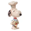 Enesco Jim Shore Peanuts Mini Snoopy Chef Figurine, 4" -Christmas Discount Store Jim Shore Peanuts Snoopy Chef Mini Figurine 6010120 01