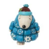 Enesco Jim Shore Peanuts Snoopy Puffer Jacket Mini Figurine, 3.3" -Christmas Discount Store Jim Shore Peanuts Snoopy Puffer Coat Mini Figurine 6013049 01