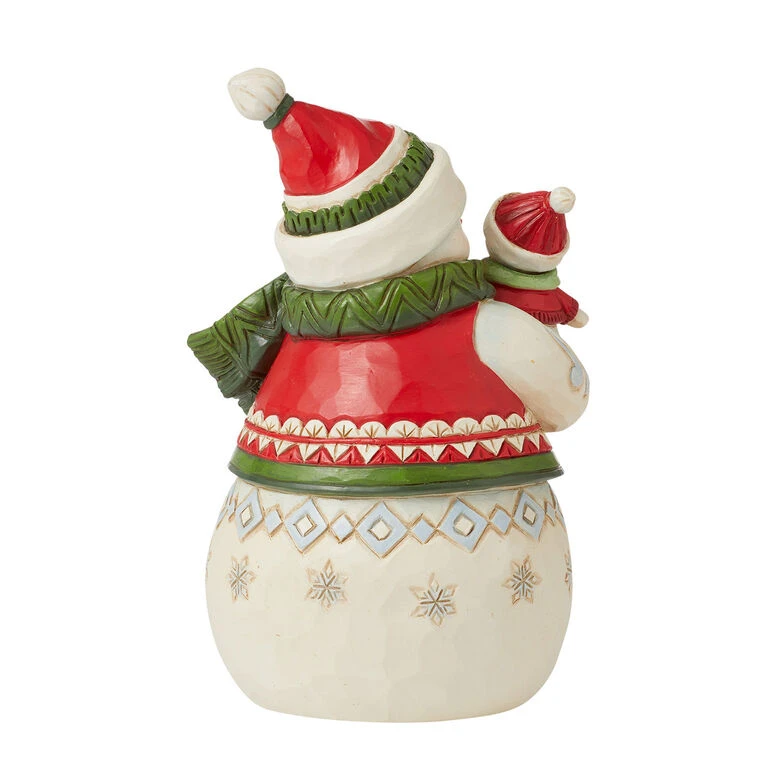 Enesco Jim Shore Pint-Sized Snow Mom And Snow Baby Figurine, 4.9" 4 Enesco Jim Shore Pint-Sized Snow Mom And Snow Baby Figurine, 4.9" - Image 2