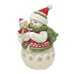 Enesco Jim Shore Pint-Sized Snow Mom And Snow Baby Figurine, 4.9" 7 Enesco Jim Shore Pint-Sized Snow Mom And Snow Baby Figurine, 4.9" -Christmas Discount Store Jim Shore PintSized Snow Mom Snow Baby Figurine 6012964 03