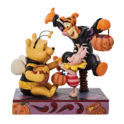 Enesco Jim Shore Disney Winnie The Pooh And Friends Halloween Figurine, 6.69"