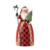 Enesco Jim Shore Highland Glen Santa With Tree And Staff Figurine, 9.25" 1 Enesco Jim Shore Highland Glen Santa With Tree And Staff Figurine, 9.25" -Christmas Discount Store Jim Shore Santa Carrying Christmas Tree Figurine 6012864 01