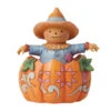 Enesco Jim Shore Scarecrow Inside A Pumpkin Figurine, 3.58" -Christmas Discount Store Jim Shore Scarecrow Inside a Pumpkin Figurine 6012759 01