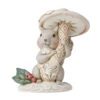Enesco Jim Shore White Woodland Squirrel With Mushroom Figurine, 4" -Christmas Discount Store Jim Shore Woodland Squirrel With Mushroom Figurine 6012686 01