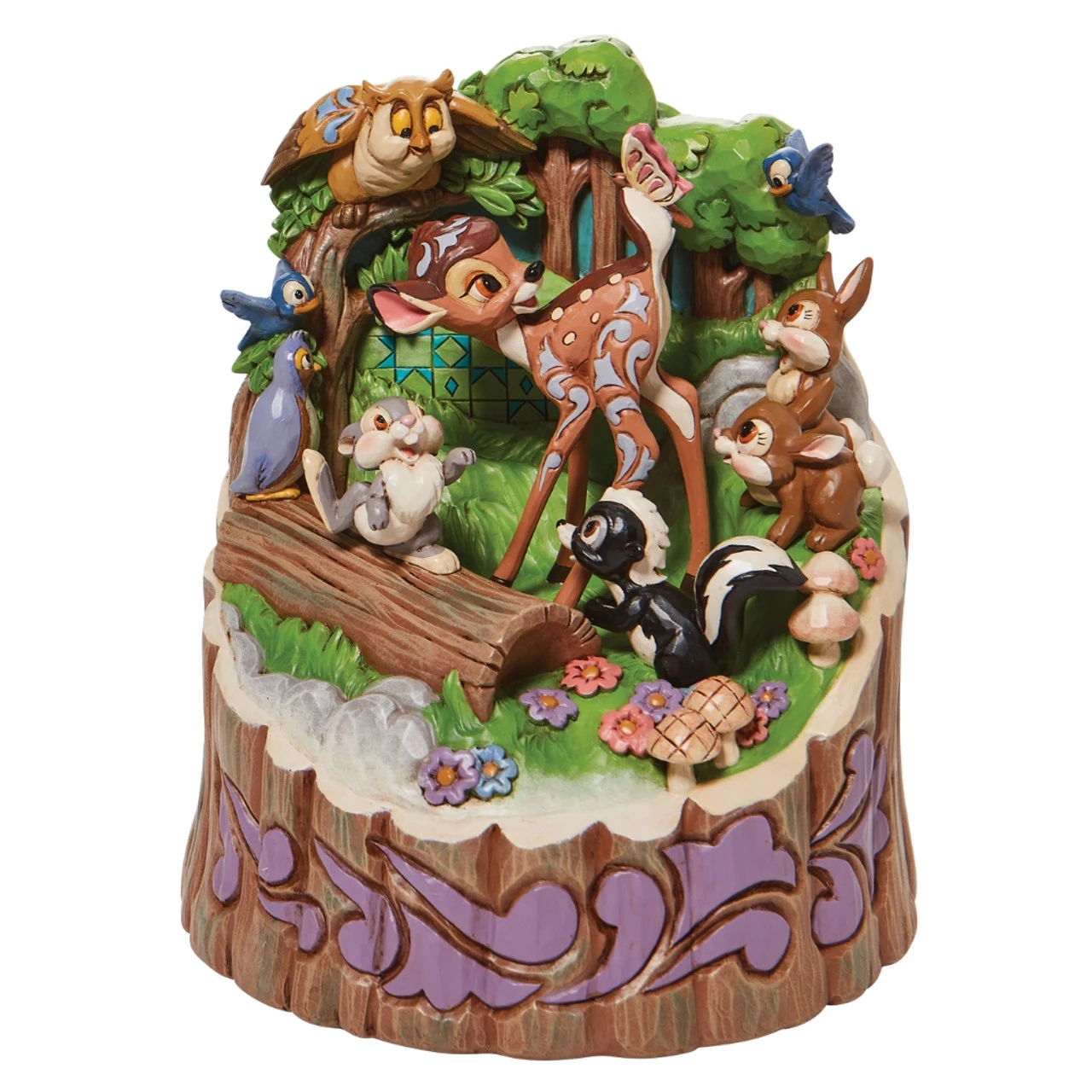 Jim Shore - Disney Traditions - Bambi Carved By Heart Figurine