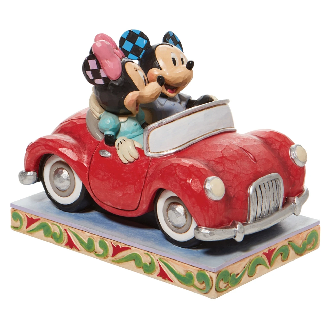 Jim Shore - Disney Traditions - Minnie And Mickey In Car Figurine - Image 3