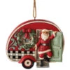 Jim Shore - Heartwood Creek - Highland Glen Santa In Plaid Camper Ornament -Christmas Discount Store Jim Shore Heartwood Creek Highland Glen Santa In Plaid Camper Ornament 62445.1683140114