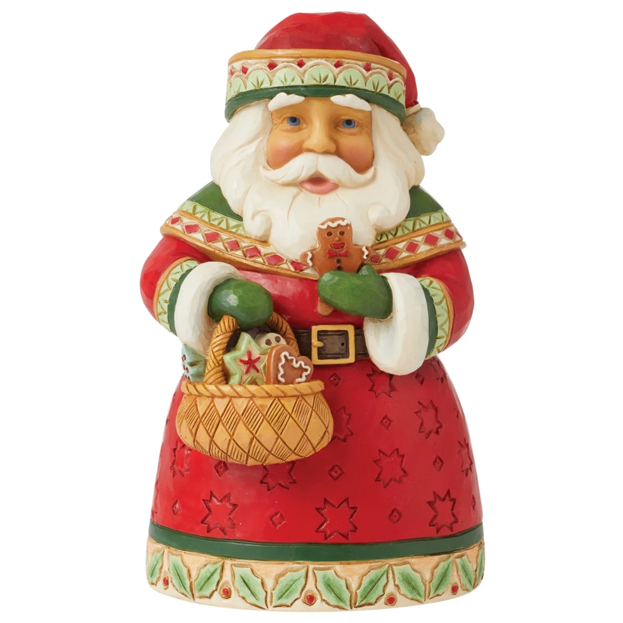 Jim Shore - Heartwood Creek - Pint Size Santa With Cookies Figurine