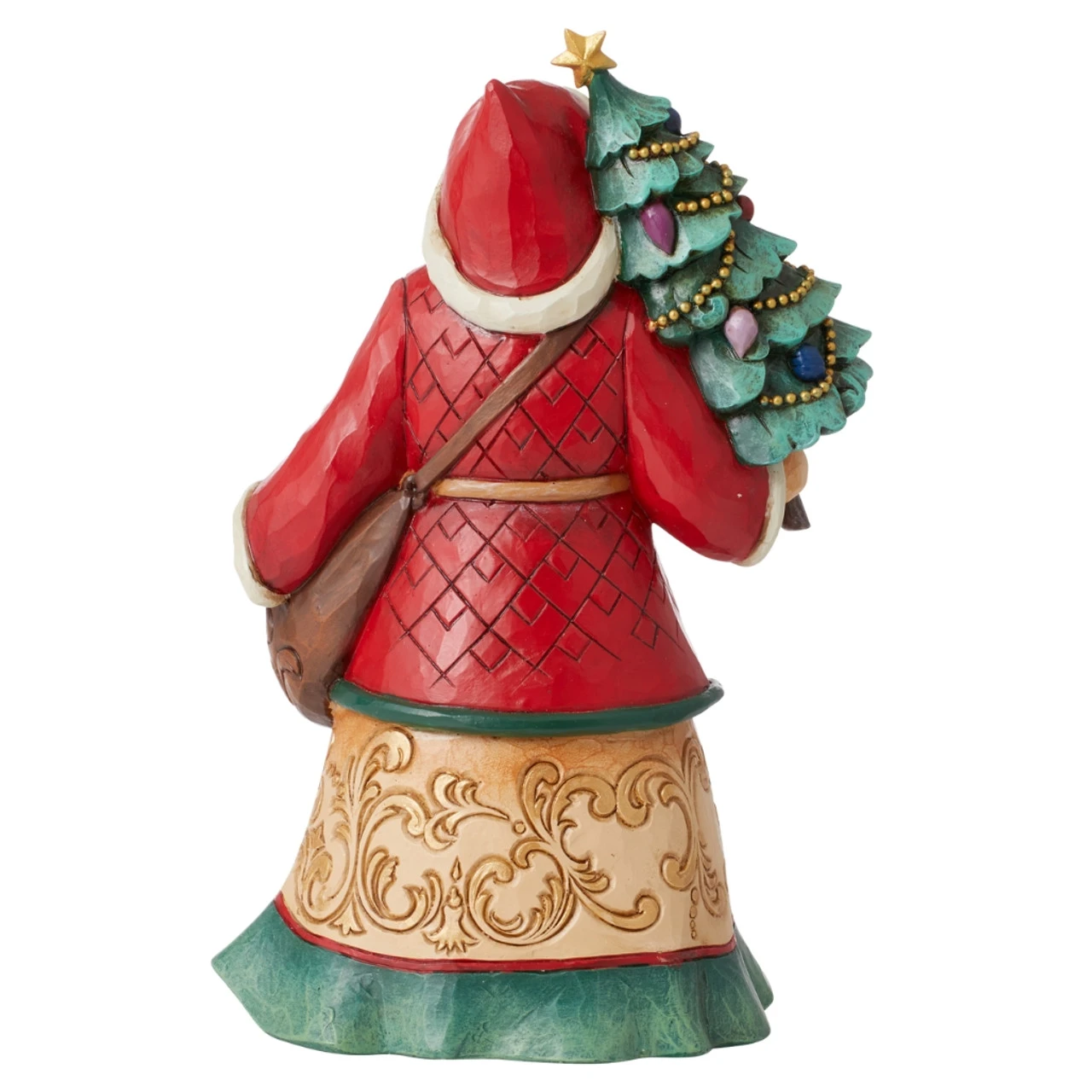 Jim Shore - Heartwood Creek - Santa With Tree And Toy Bag Figurine 4 Jim Shore - Heartwood Creek - Santa With Tree And Toy Bag Figurine - Image 2