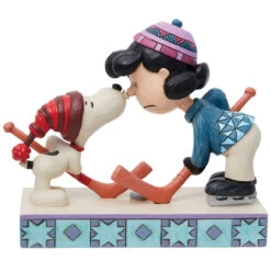 Jim Shore - Peanuts - Snoopy And Lucy Playing Hockey Figurine -Christmas Discount Store Jim Shore Peanuts Snoopy And Lucy Playing Hockey Figurine back 98329.1683227701