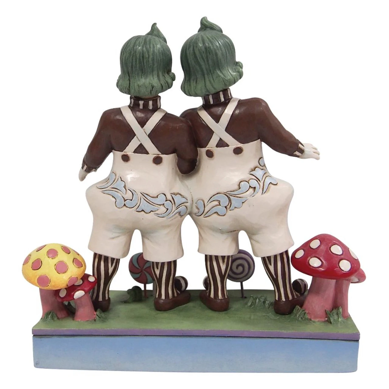Jim Shore - Willy Wonka - Oompa Loompas Side By Side Figurine 3 Jim Shore - Willy Wonka - Oompa Loompas Side By Side Figurine - Image 2