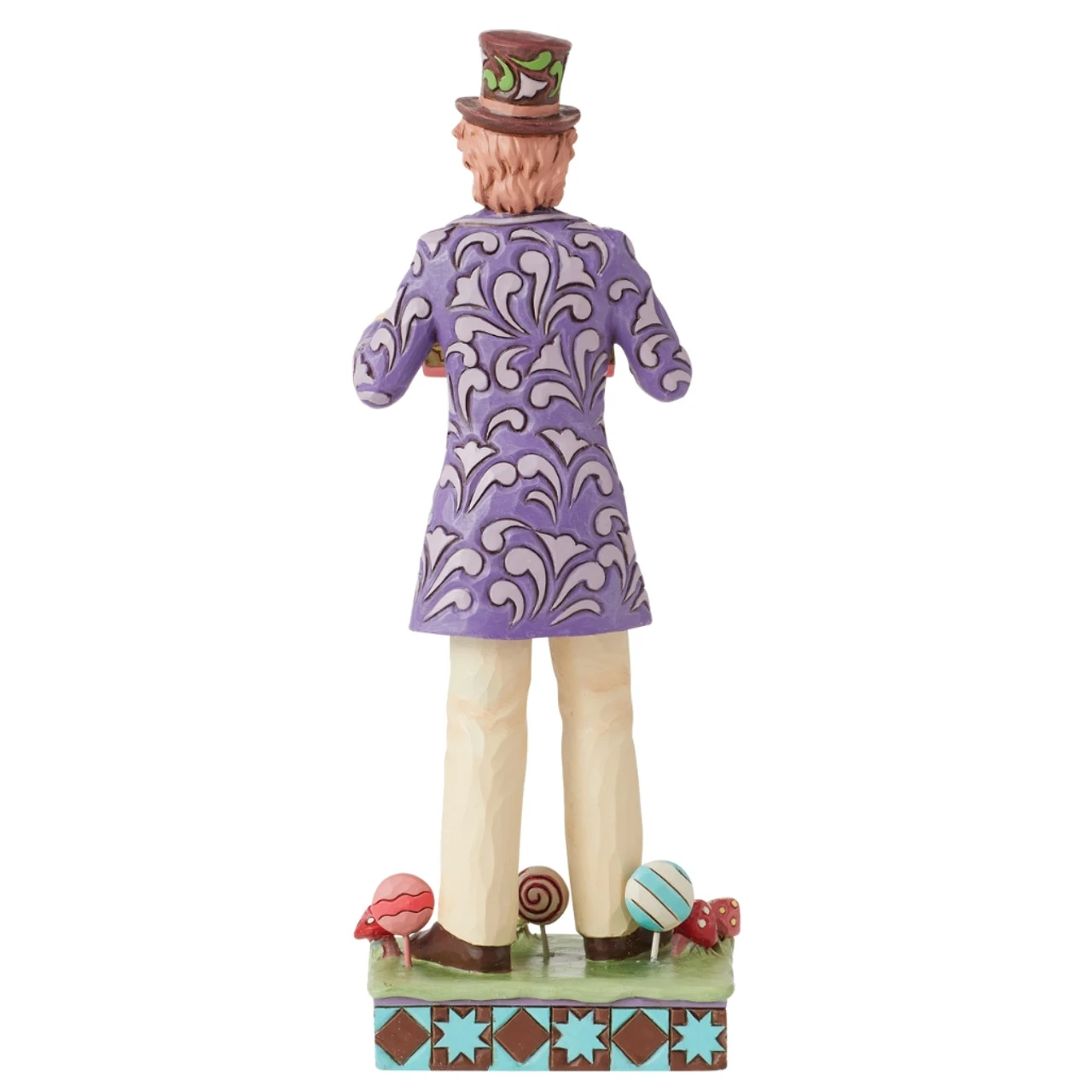 Jim Shore - Willy Wonka - Willy Wonka With Rotating Wonka Bar Figurine 4 Jim Shore - Willy Wonka - Willy Wonka With Rotating Wonka Bar Figurine - Image 2