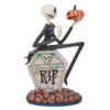 Enesco Jim Shore Disney The Nightmare Before Christmas Jack On Gravestone Figurine, 8.75" -Christmas Discount Store Nightmare Before Christmas Jack With Pumpkin Figurine 6010866 01