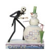 Enesco Jim Shore Disney Tim Burton's The Nightmare Before Christmas Jack With Snowman Figurine, 6.5" -Christmas Discount Store Nightmare Before Christmas Jack With Snowman Figurine 6013056 01