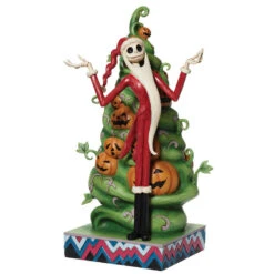 Enesco Jim Shore The Nightmare Before Christmas Santa Jack Figurine, 12" -Christmas Discount Store Nightmare Before Christmas Jack With Tree Figurine 6013055 03