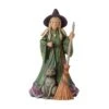 Jim Shore Halloween Witch With Cat Broom And Haunted House Scene Magic By The Moonlight Figurine -Christmas Discount Store enesco gifts jim shore witch with broom and cat figurine